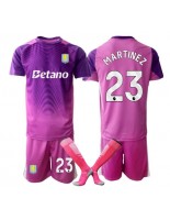 Aston Villa Emiliano Martinez #23 Maalivahdin Kolmaspaita Lasten 2025-26 Lyhythihainen (+ shortsit)